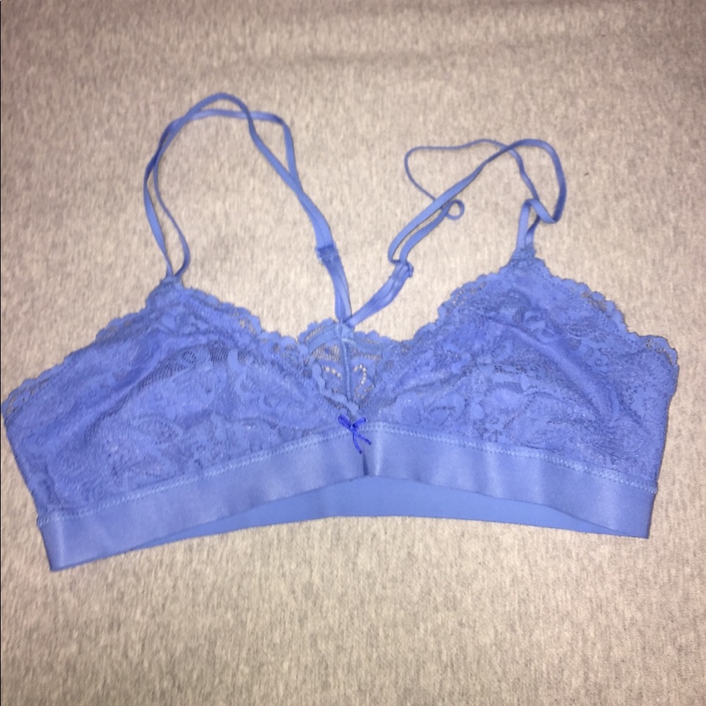Aerie Blue Bralette: Medium